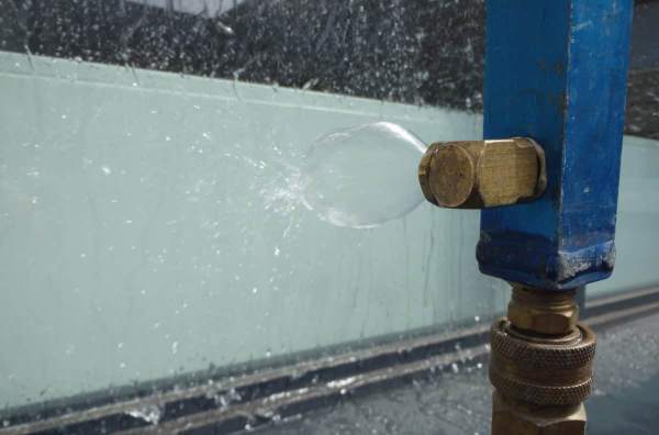 Fault detection in outside walls and terraces